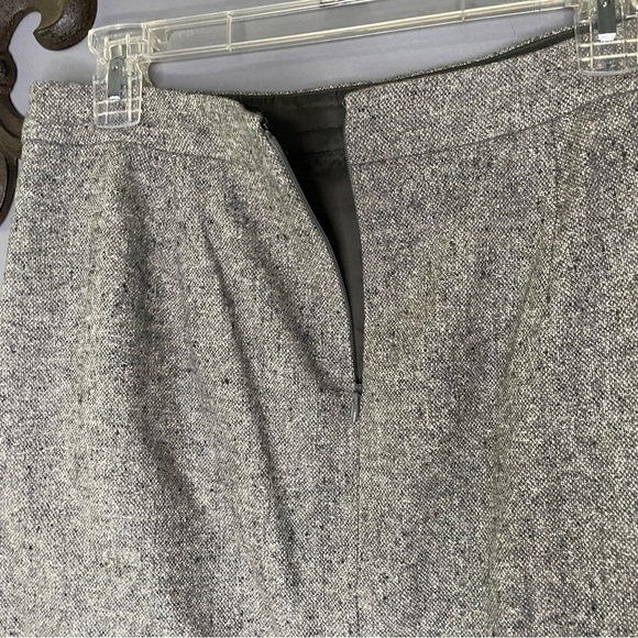 J Crew wool/silk black/white pencil skirt size 4 - Picture 3 of 5